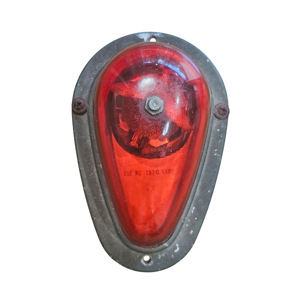 Grimes Rotating Beacon Light Aviation P/N 40-0181-1 Red Vintage Military